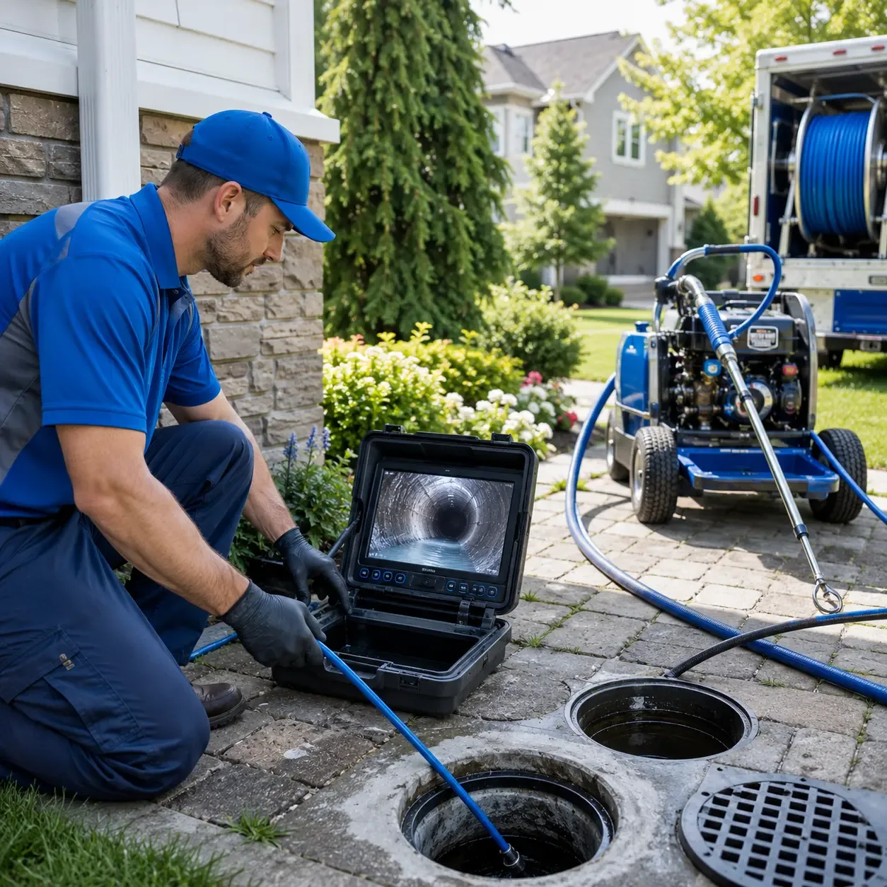 Outdoor drain cleaning professionals serving Buckeye, WV